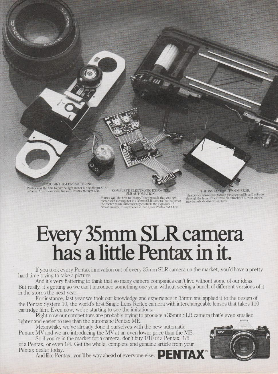 Pentax MV Camera 1979