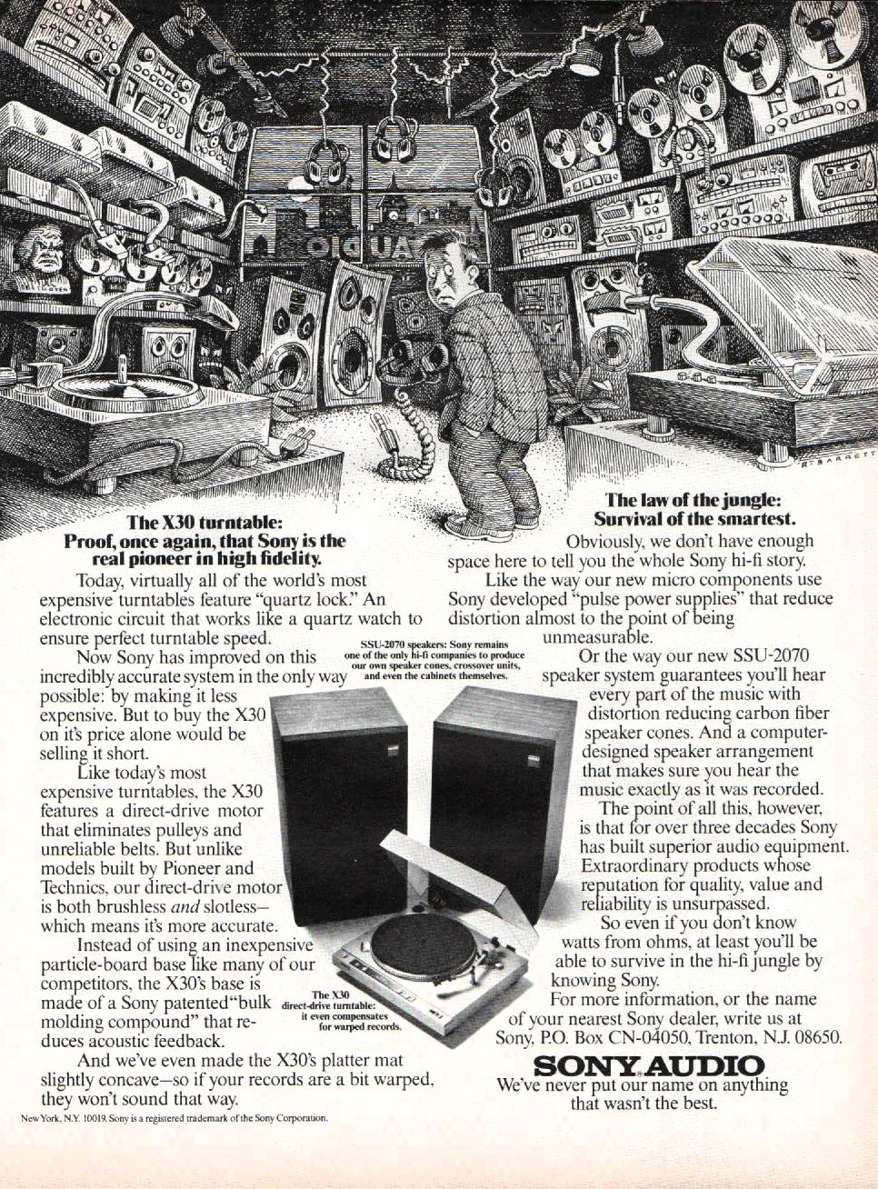 Sony X30 Turntable 1979
