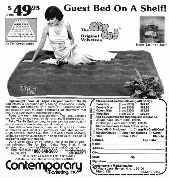 The Air Bed 1979