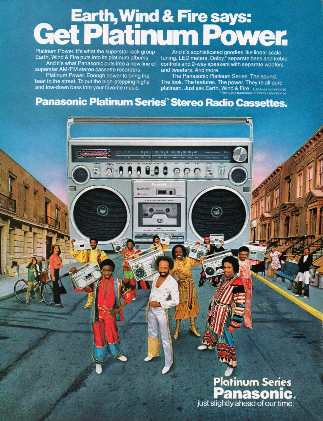 Panasonic Platinum Stereo Radio Cassettes 1980