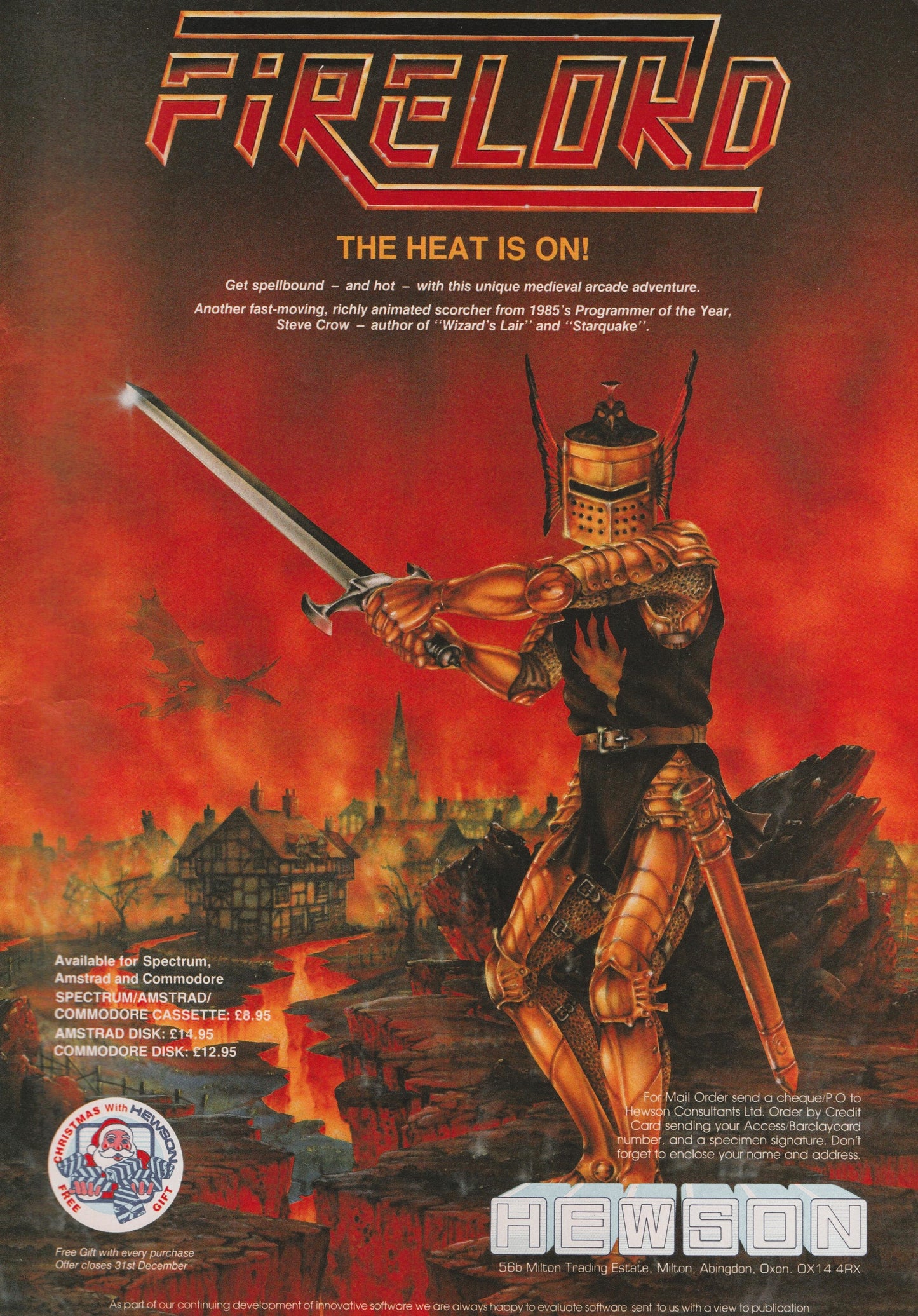 Firelord Video Game 1986