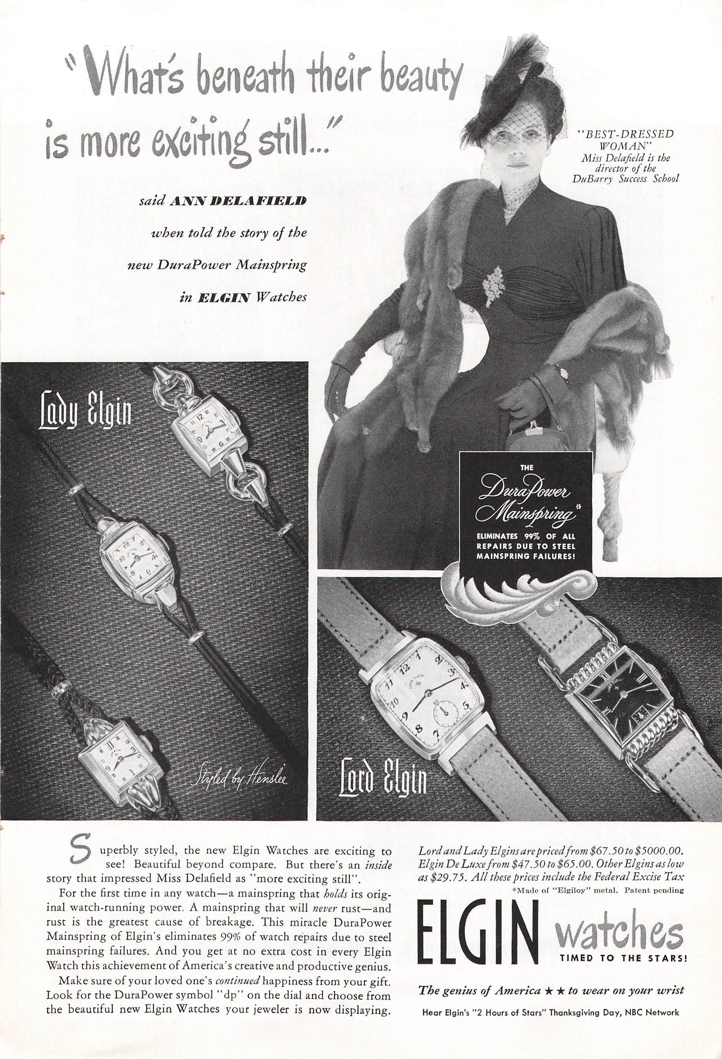 Elgin Watches 1948