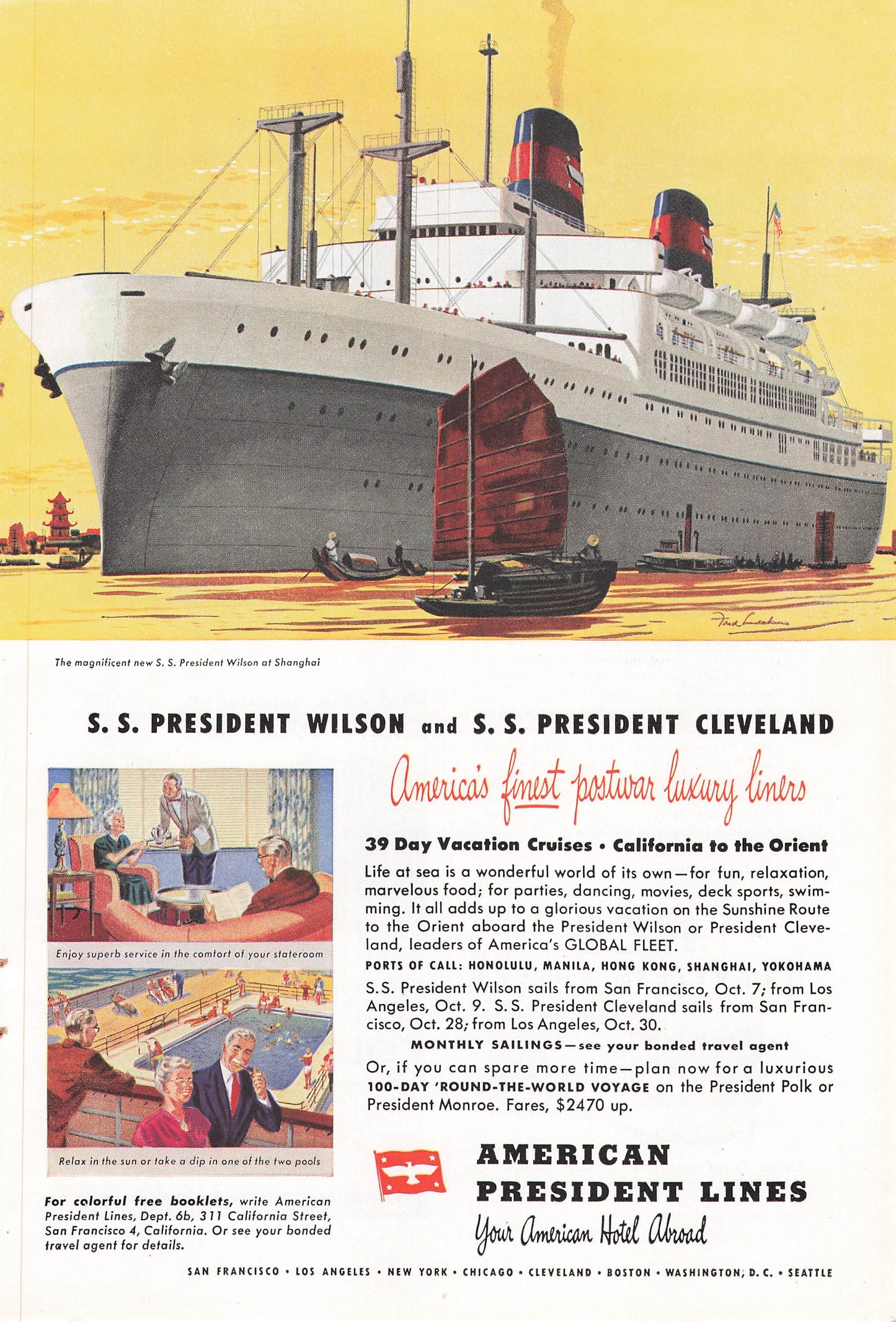 American Peresident Lines 1948