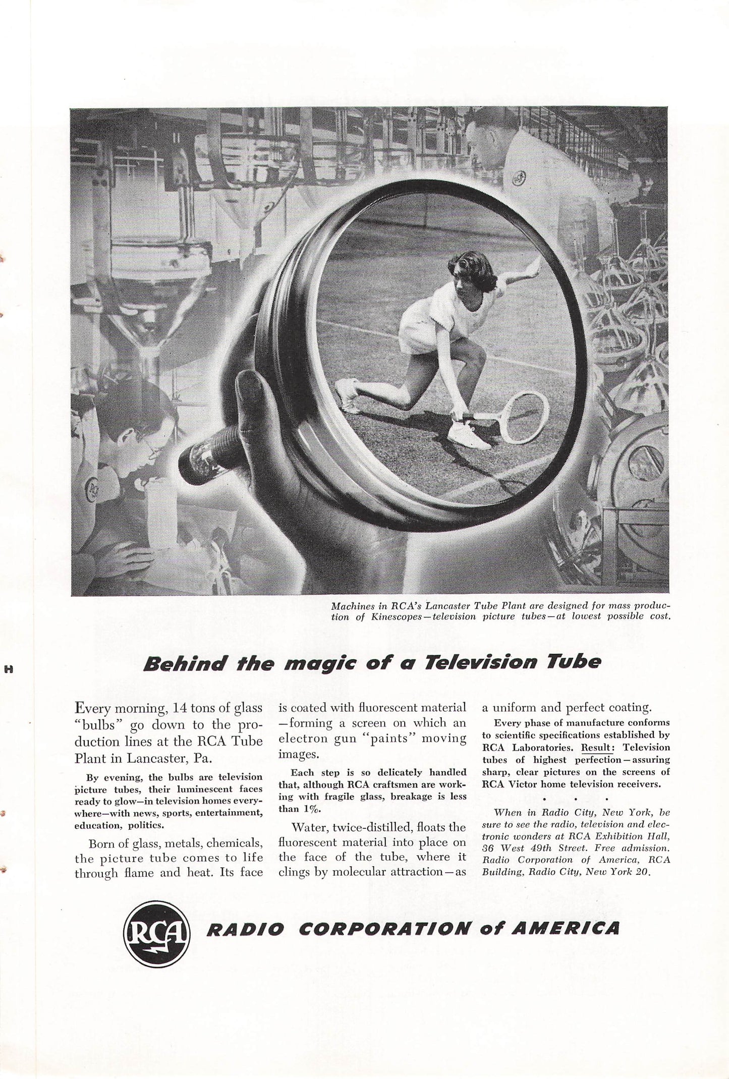 RCA Television Tubes 1948