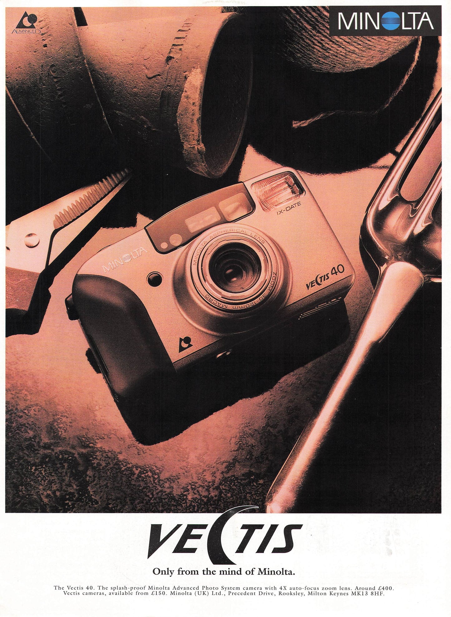Minolta Vectis APS Camera 1996