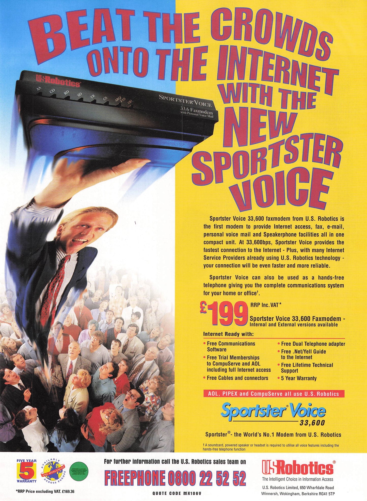 Sportster Voice Modem 1996