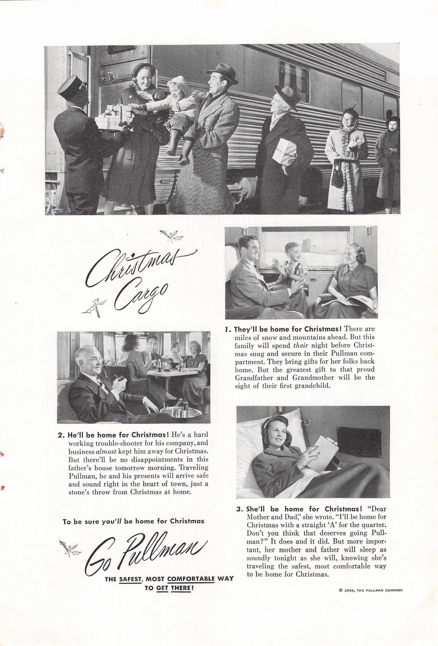 Pullman Railroad "Christmas Cargo" 1948