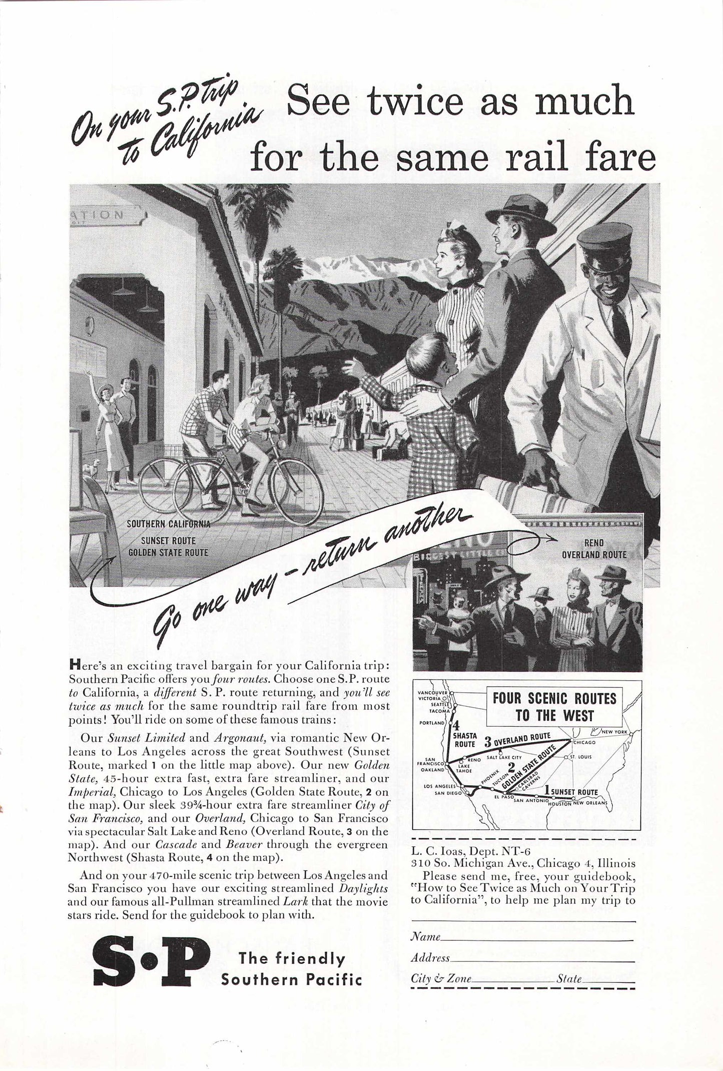 Southern Pacific Railroad 1948