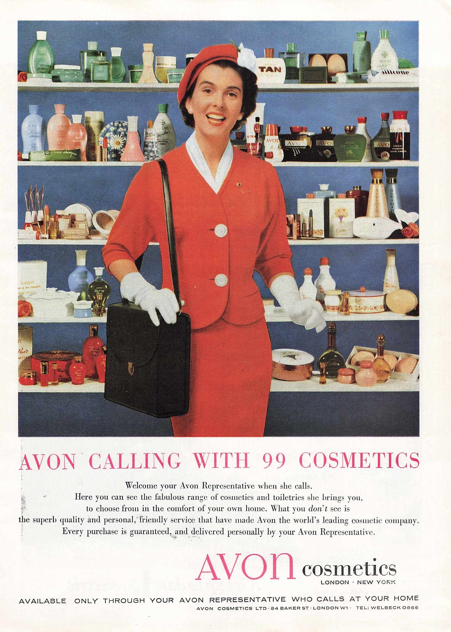 Avon Cosmetics original advert 1961