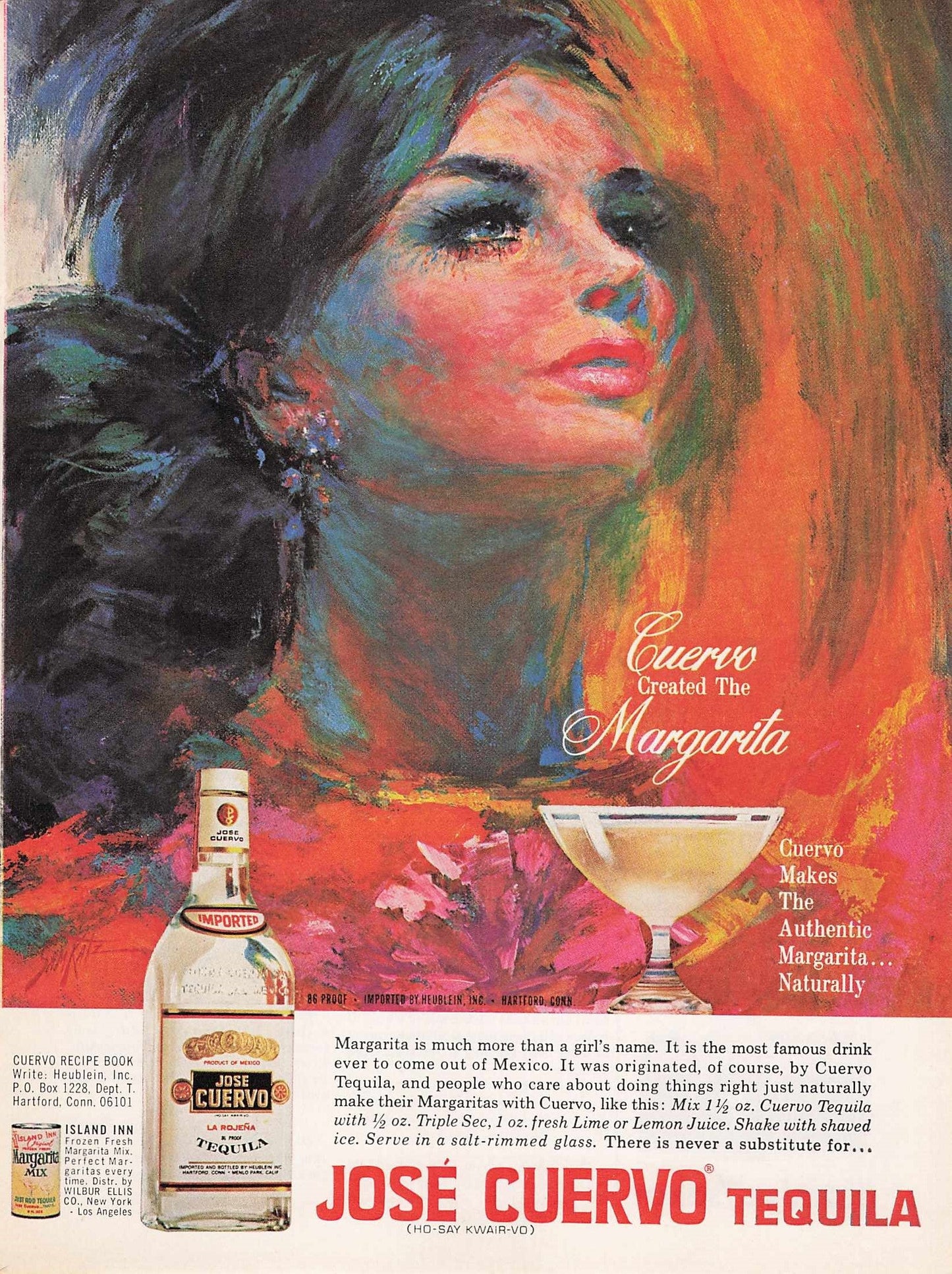 Jose Cuervo Tequila Original Advert 1967