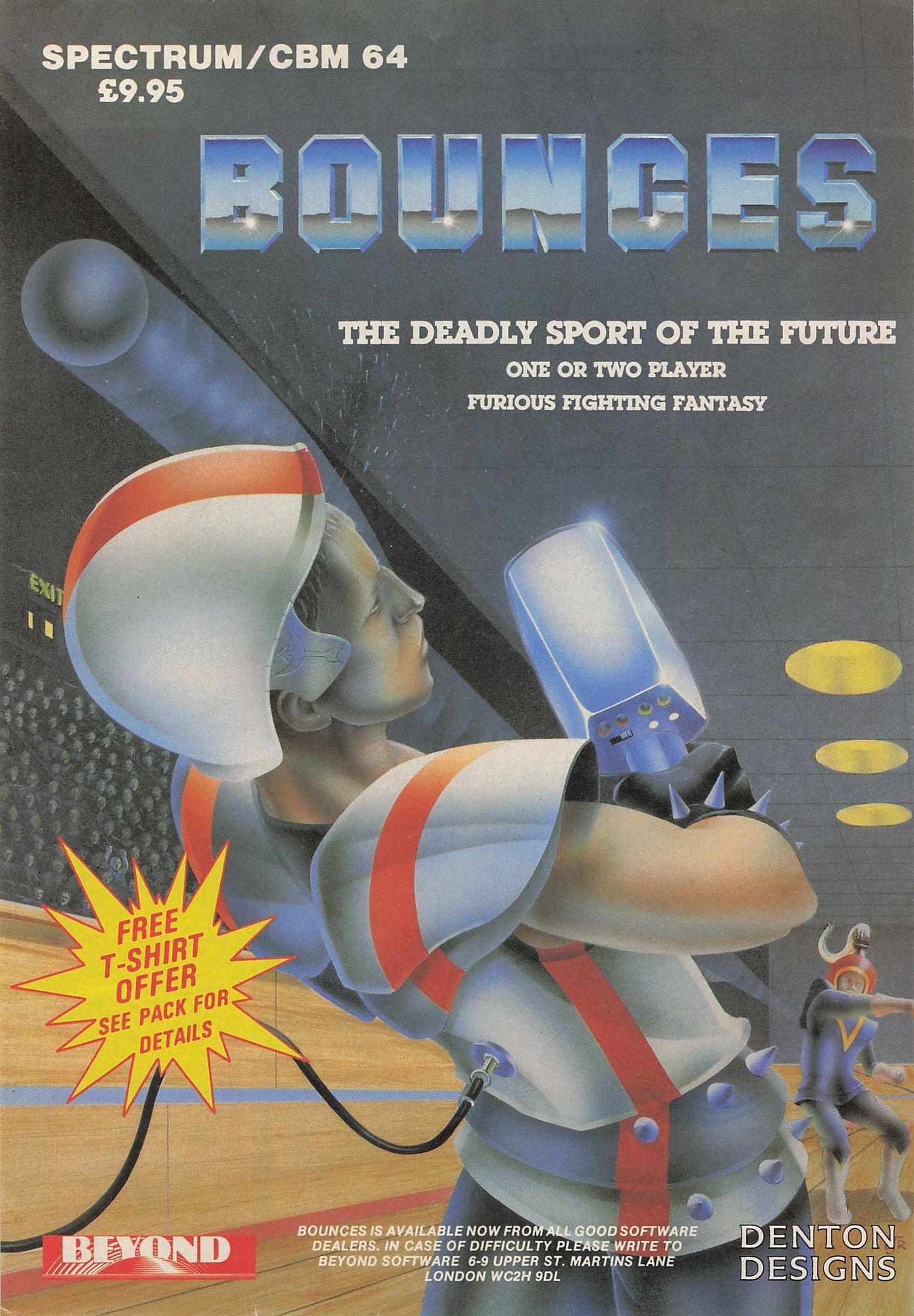 Bounces Video Game Original Advert 1986
