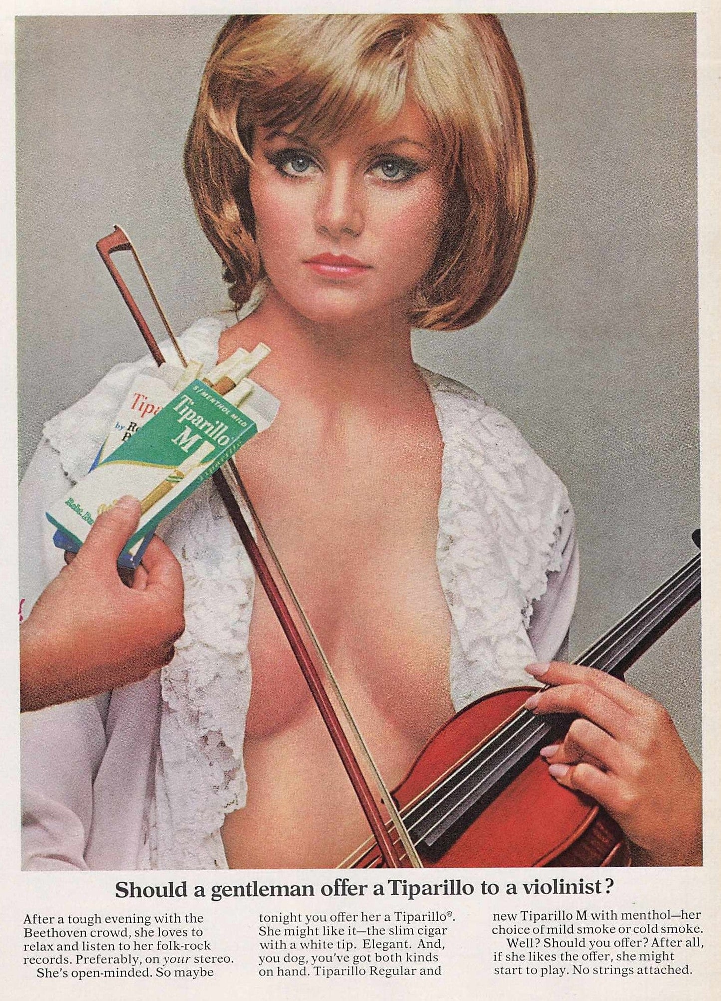 Tiparillo Menthol Cigarettes original advert 1967
