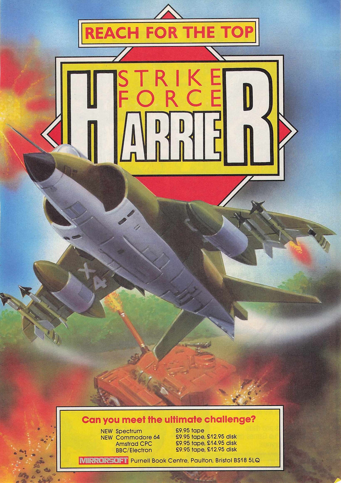 Strike Force Harrier Original Advert 1988