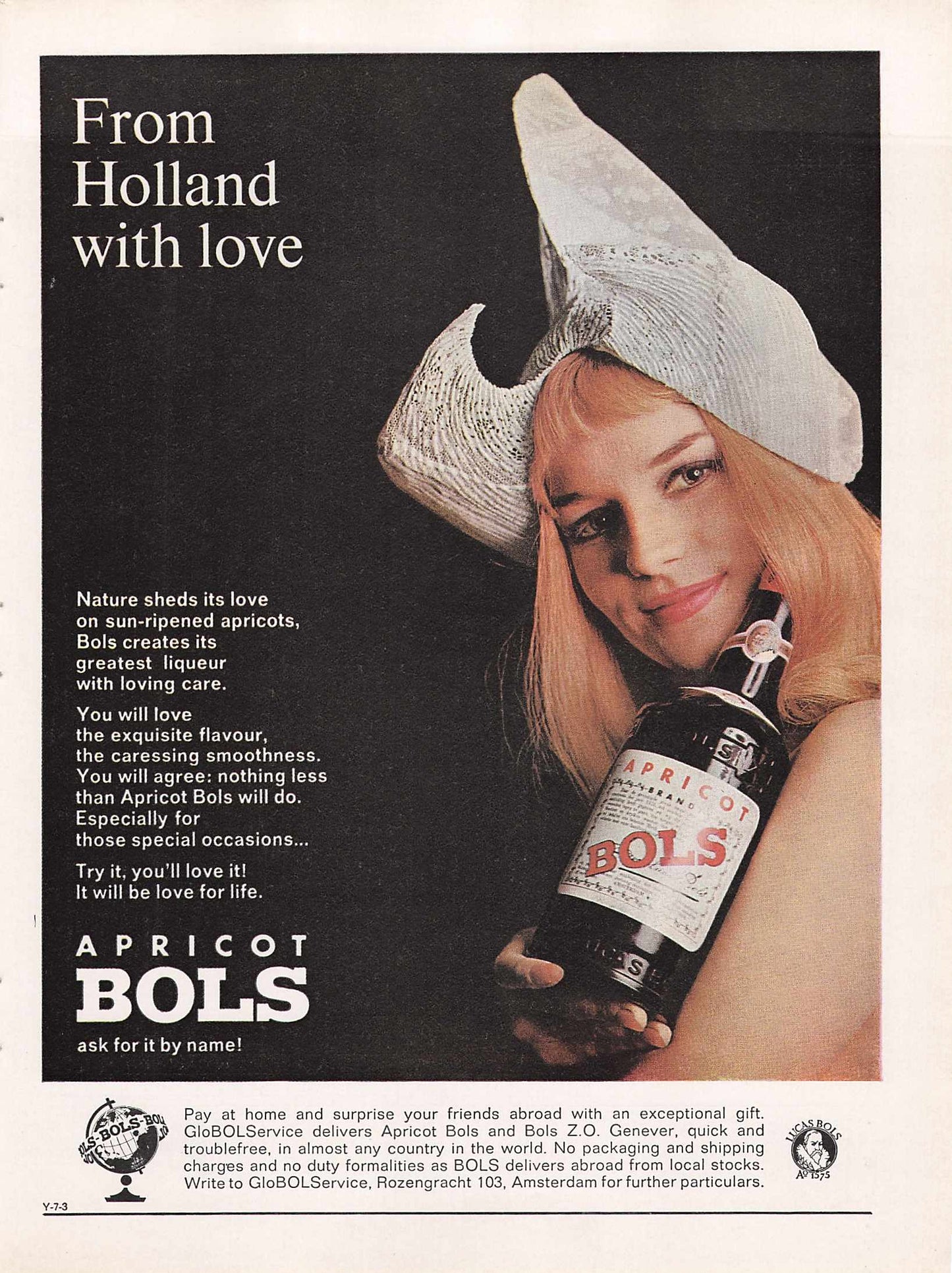 Apricot Bols Liquer 1967