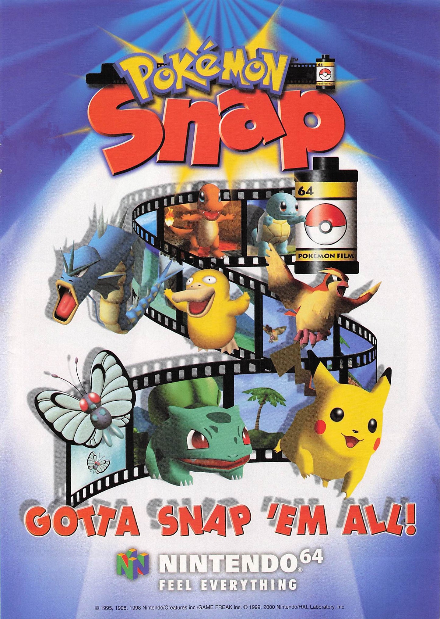 Original printed advert for Pokemon Snap N64 2001