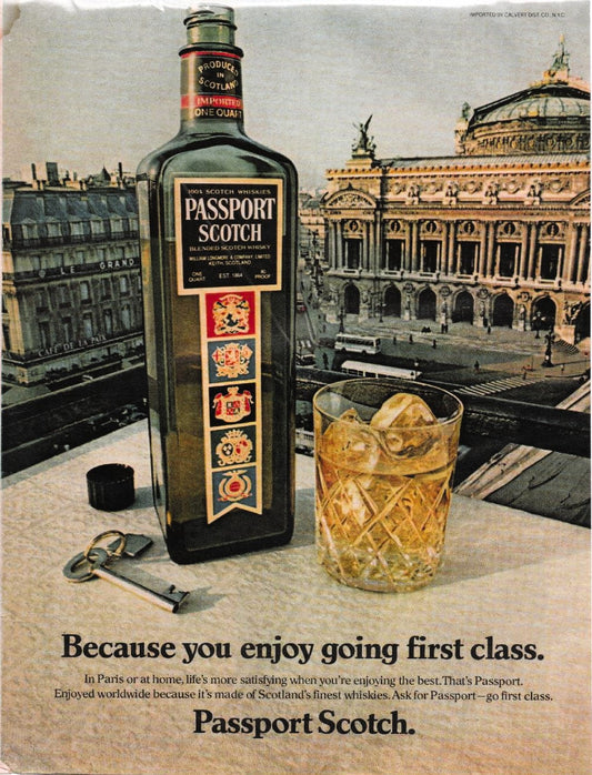 Passport Scotch 1979 Advert