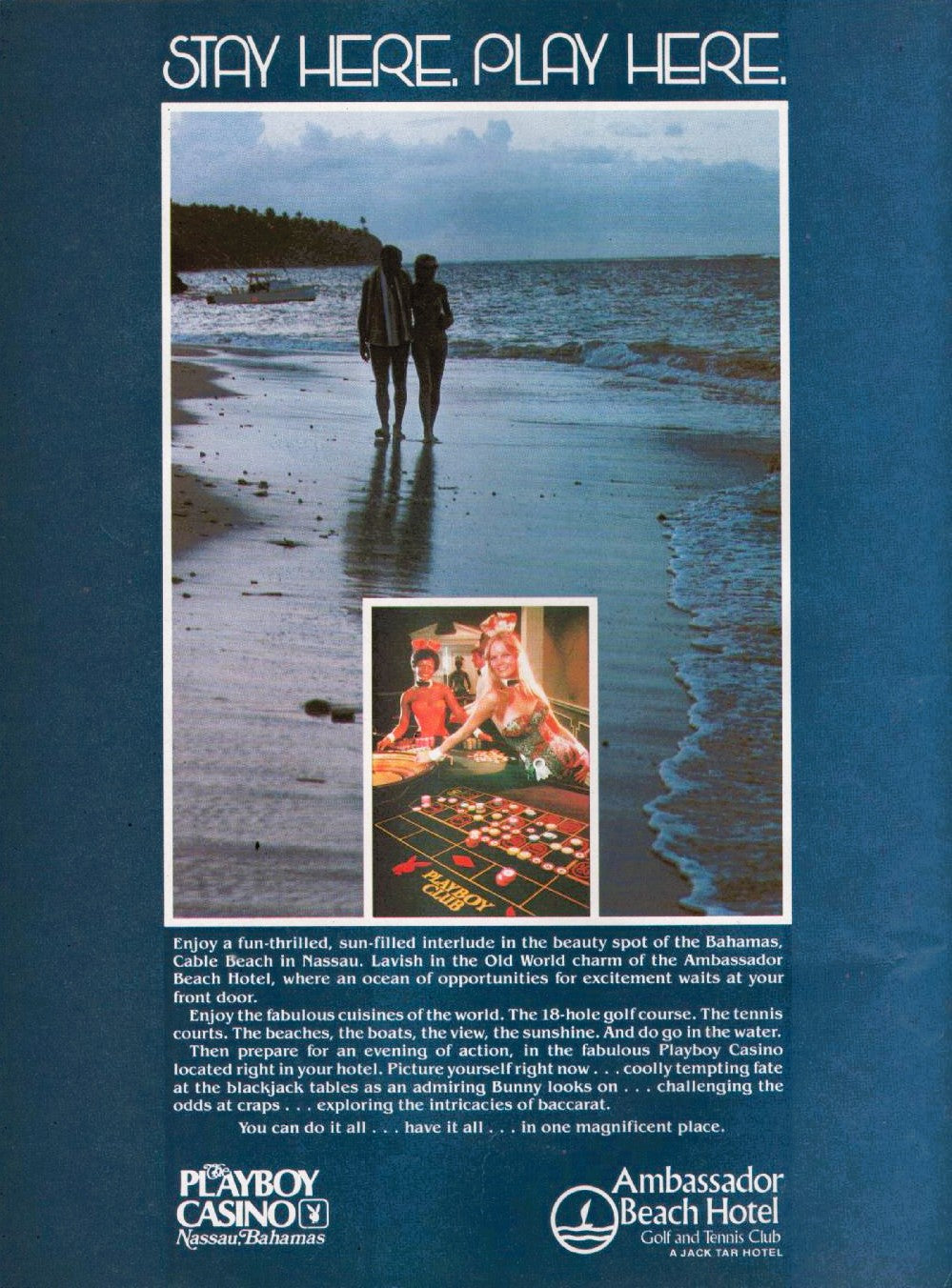 Playboy Casino, Bahamas 1979