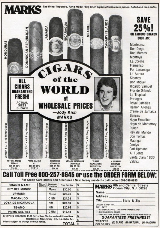 Marks Cigars of the World 1979