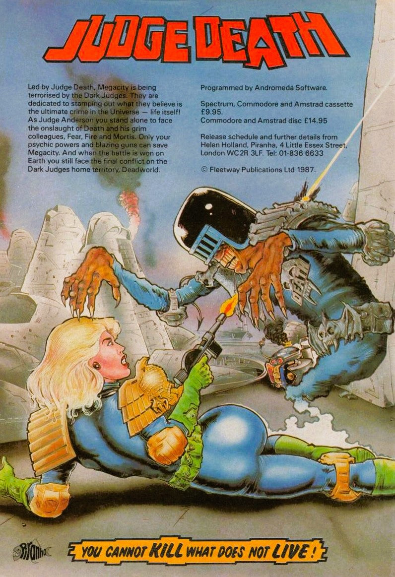 Judge Death Video Game 1987