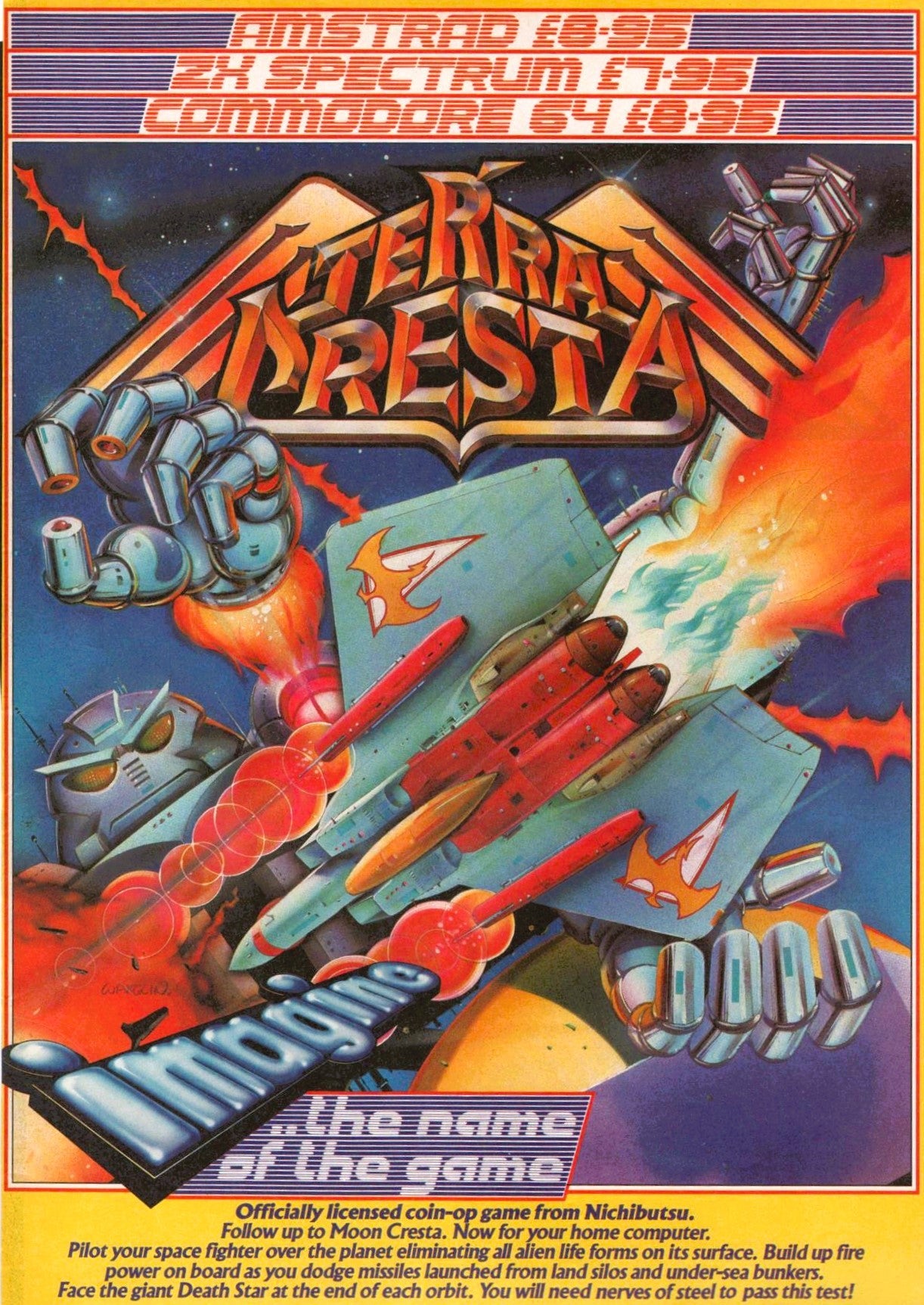 Terra Cresta Video Game 1986