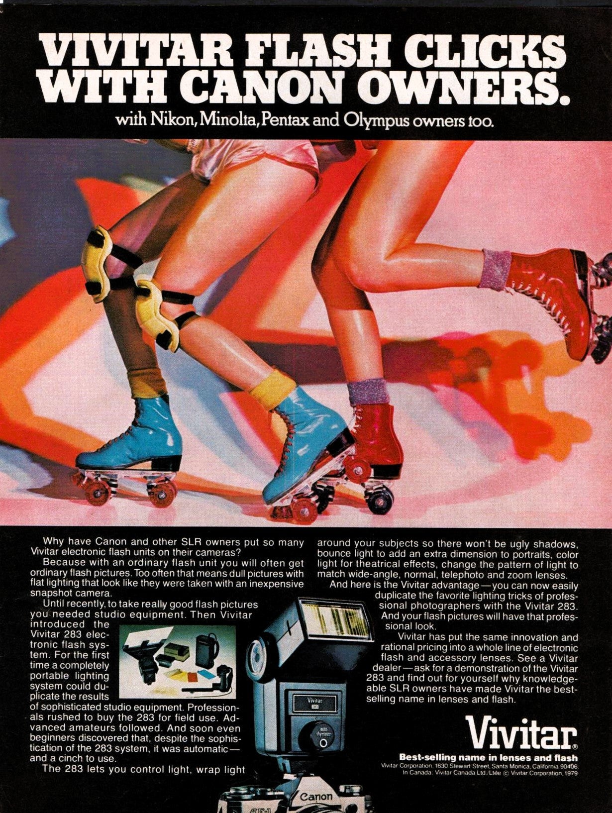 Vivitar 283 Electronic Flash System 1980