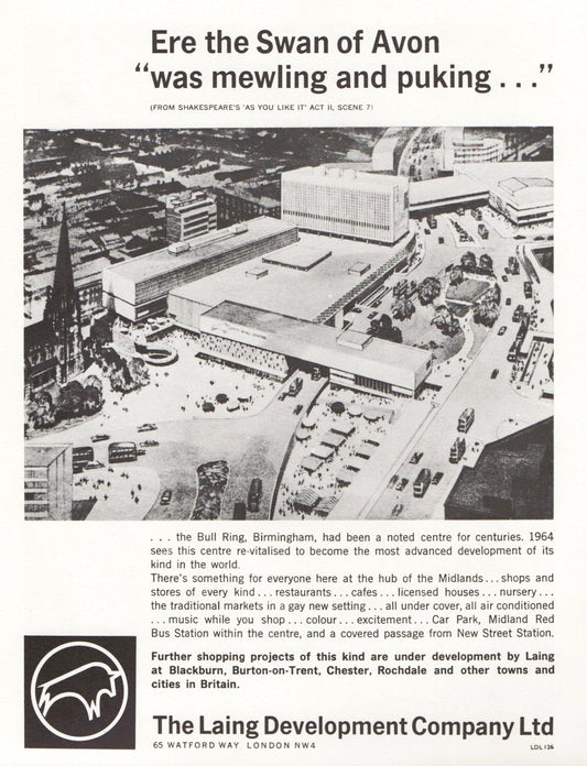 New Bull Ring Development, Birmingham 1964