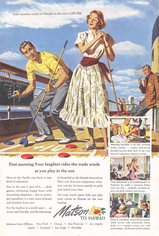 Matson Lines "To Hawaii" 1948