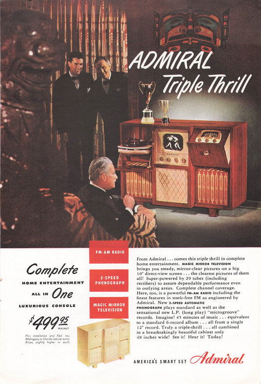 Admiral All in One Luxurious Console 1948