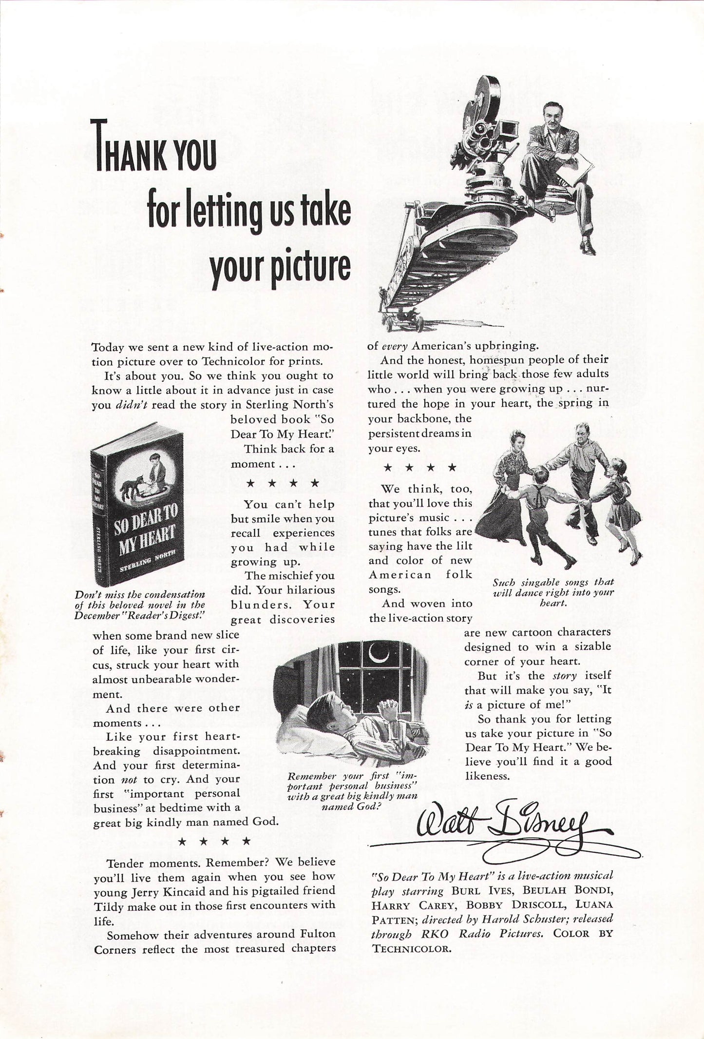 Walt Disney's So Dear to My Heart 1948