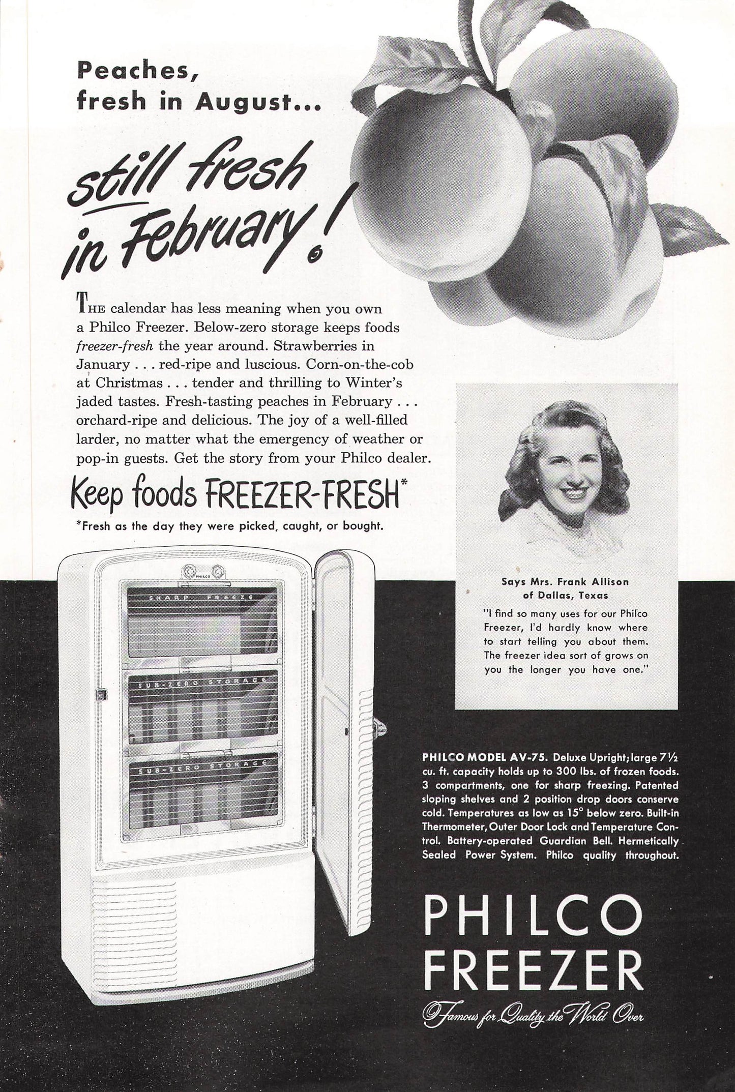 Philco Freezers 1948