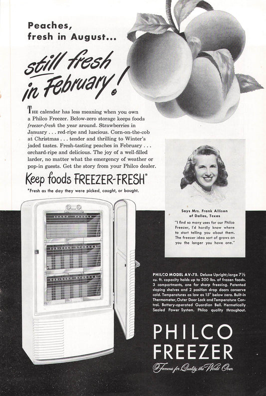Philco Freezers 1948