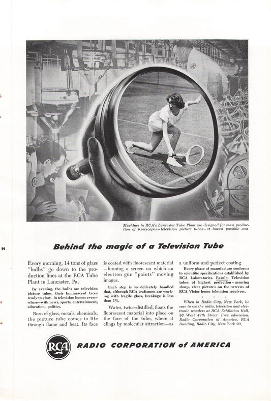 RCA Television Tubes 1948