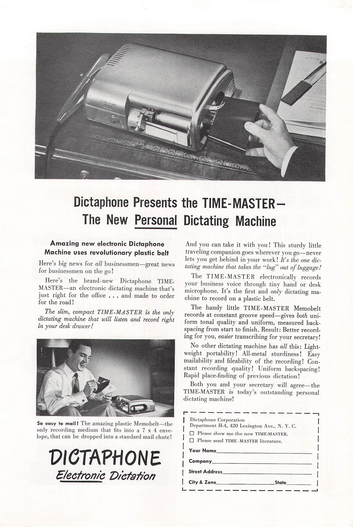 Dictaphone Time-Master 1948