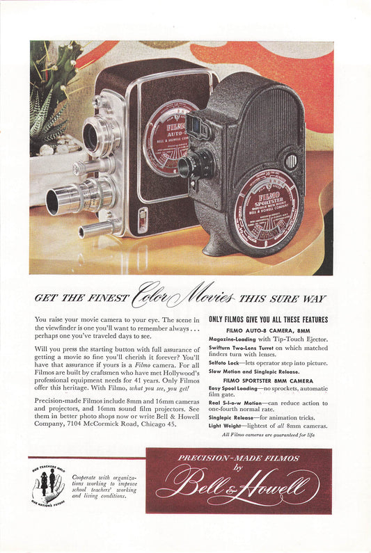 Bell & Howell Filmo Color Movies 1948
