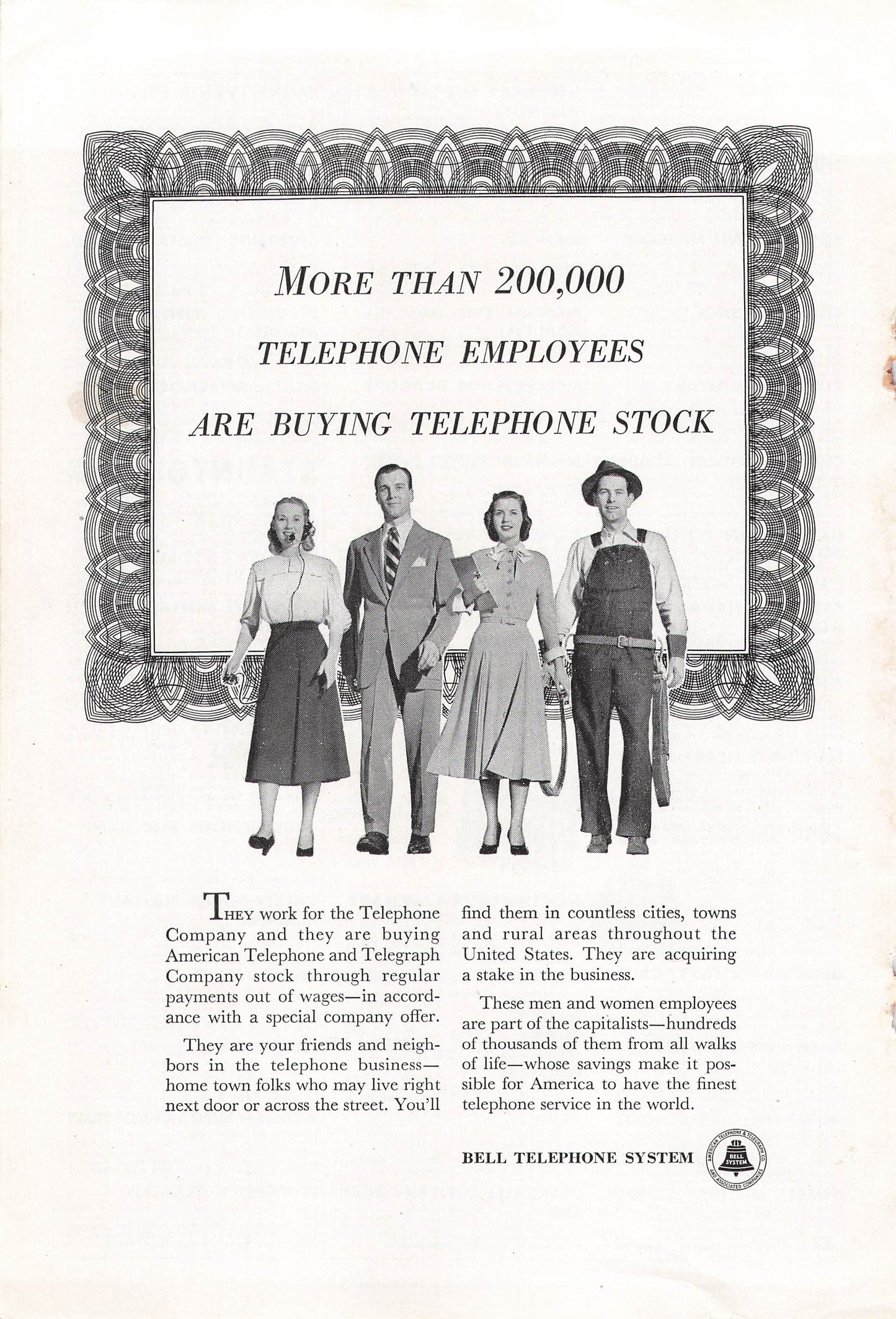 Bell Telephone System 1948