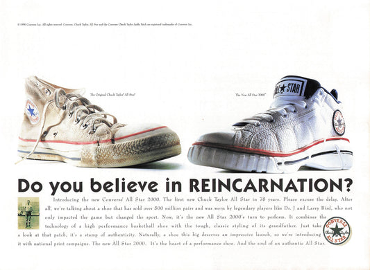 Converse All Star 2000 Sneakers (1996 Ad)