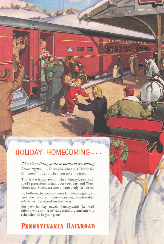 Pennsylvania Railroad "Holiday Homecoming" 1948