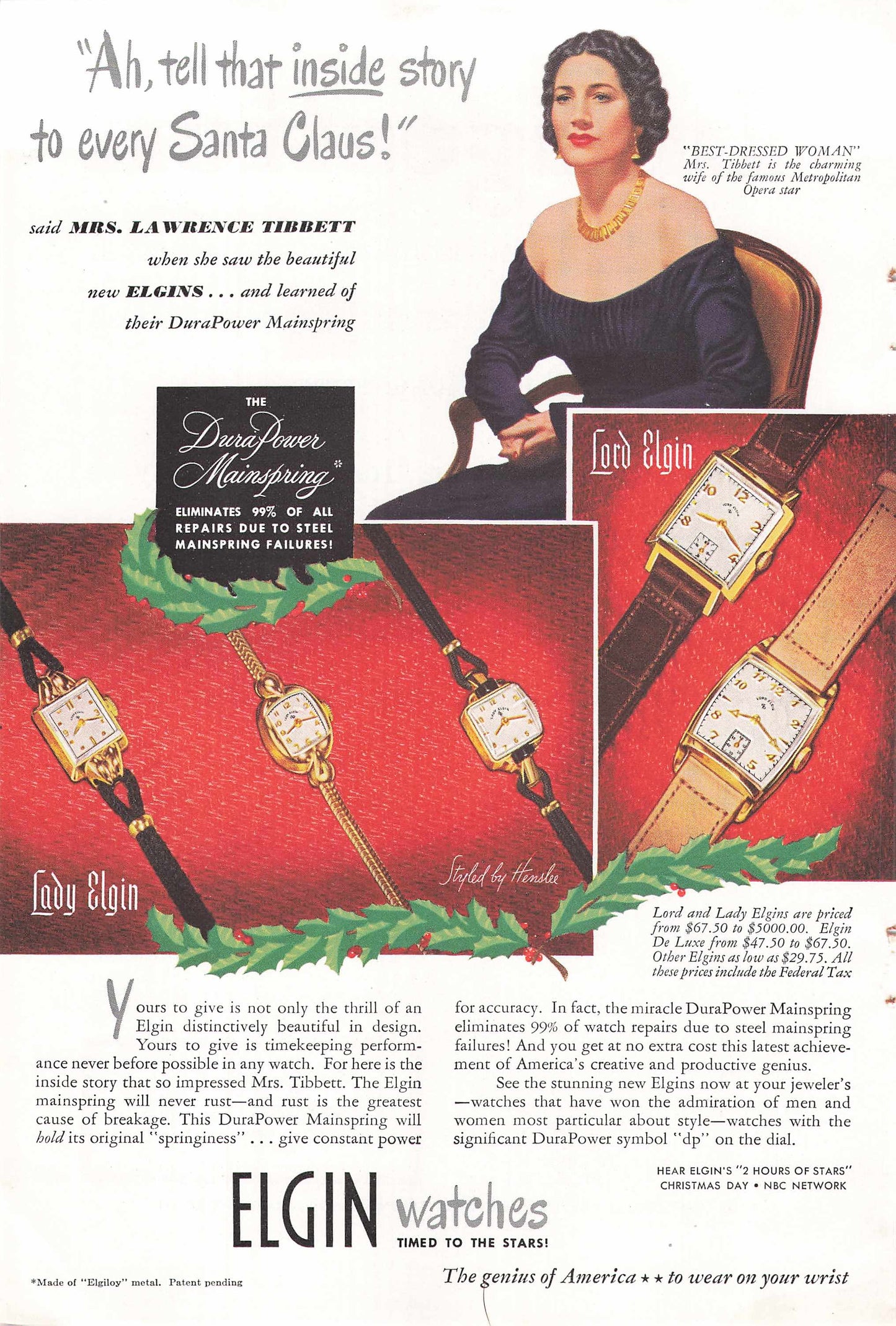 Elgin Watches 1948