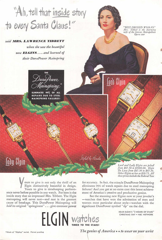Elgin Watches 1948