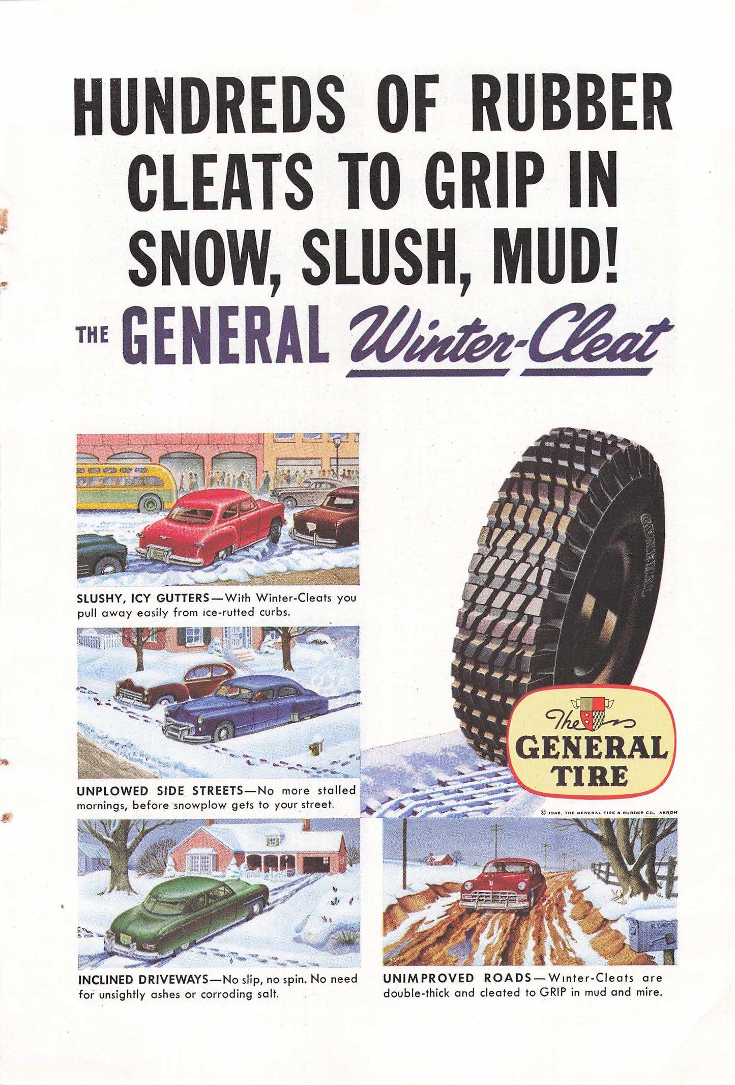 General Tires "Winter-cleat" 1948