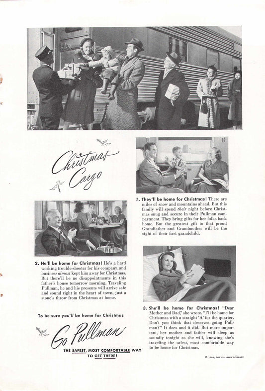 Pullman Railroad "Christmas Cargo" 1948
