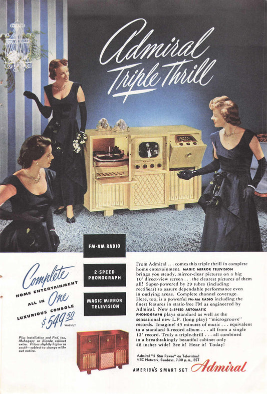 Admiral Triple Thrill 1948