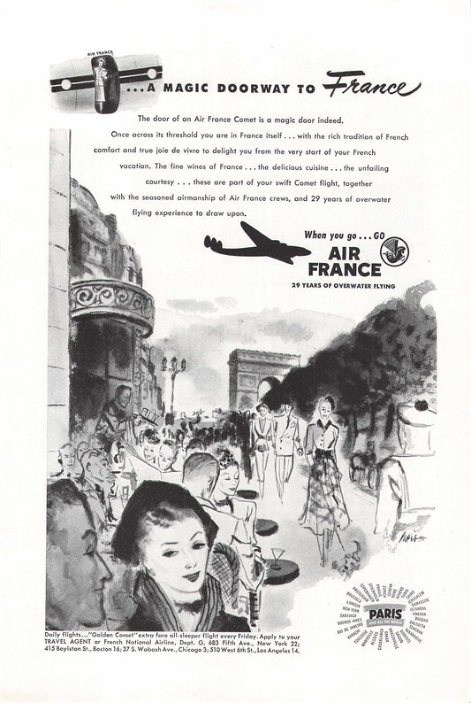Air France "Magic Doorway" 1948