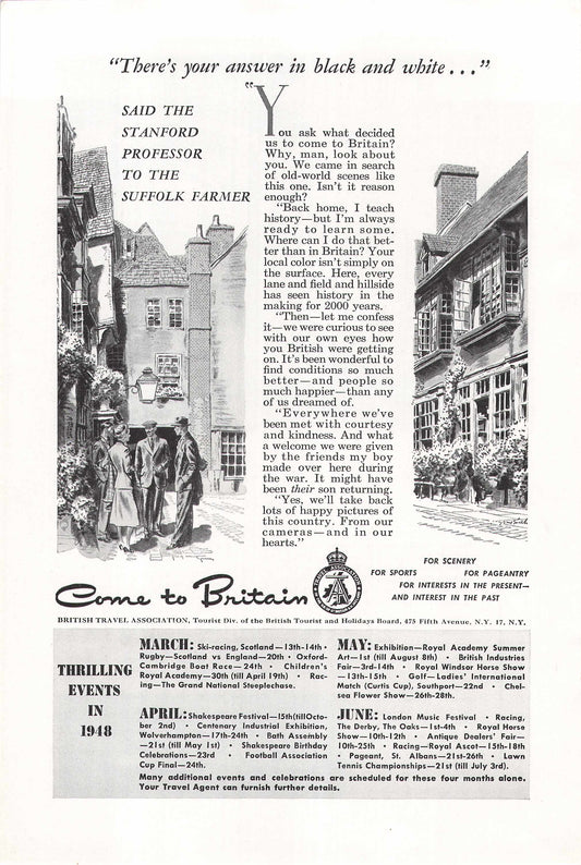 Come to Britain 1948