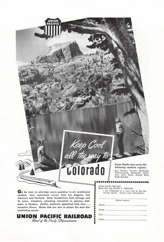 Union Pacific Railroad Colorado 1948