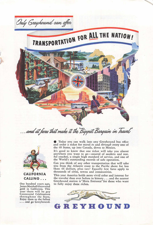 Greyhound Buses 1948