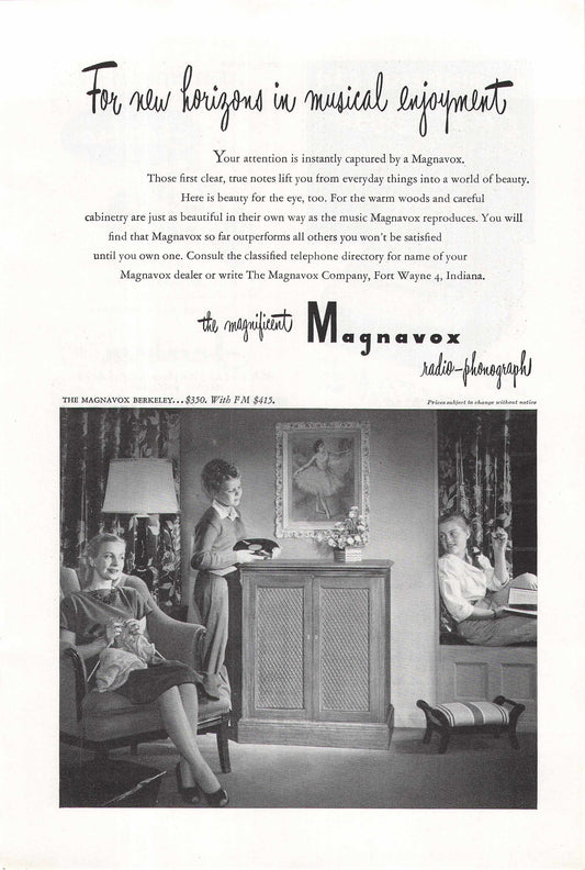 Magnavox Radio Phonograph 1948