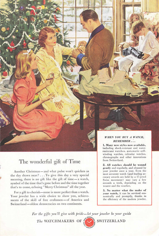Watchmakers of Switzerland Christmas 1948