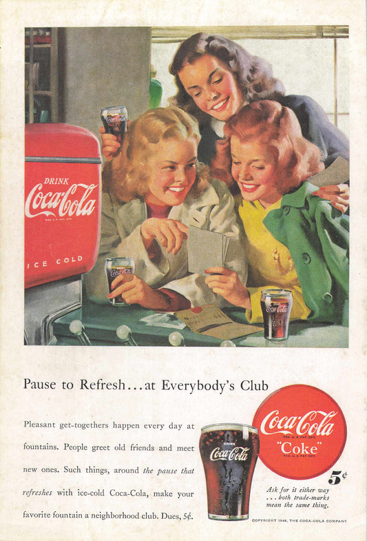Coca-Cola "Pause to Refresh" 1948