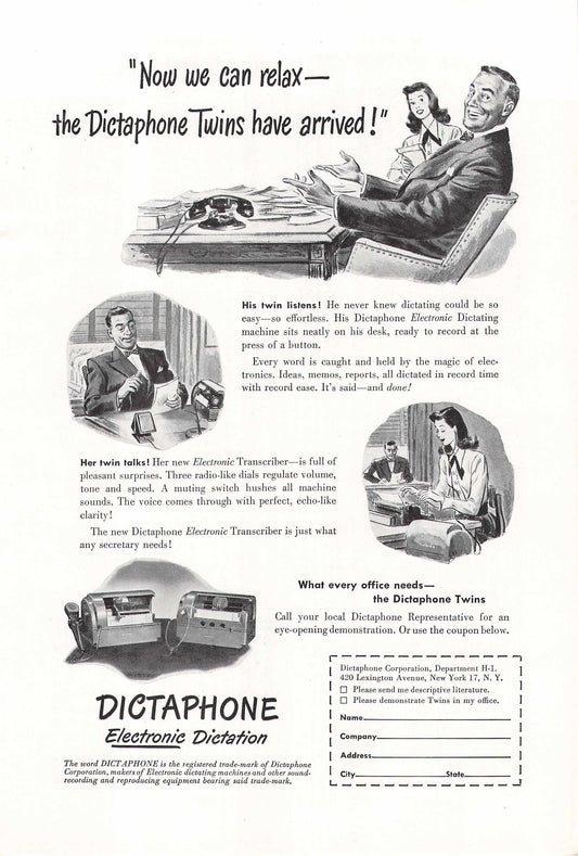Dictaphone Twins 1948